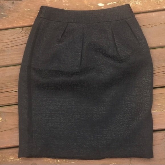 Banana Republic Dresses & Skirts - 🆕 Banana Republic Black Shimmer Skirt 6